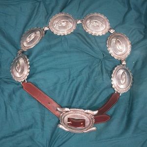Silver concho belt